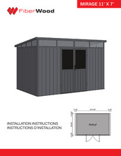 FIberWood MIRAGE 11 X 7 Instructions D'installation