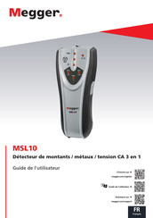 Megger MSL10 Guide De L'utilisateur