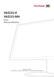 ViewSonic VA2215-MH-1N Manuel Utilisateur