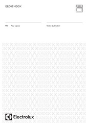 Electrolux EEC6610DOX Notice D'utilisation