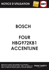 Bosch HBG972KB1 Manuel D'utilisation Et Notice D'installation