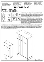 BUT SARDINIA 2K VS1 UP 01025 Instructions D'assemblage