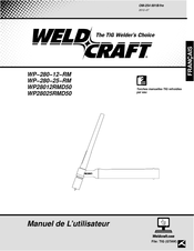 WeldCraft WP28025RMD50 Manuel De L'utilisateur