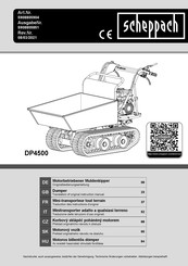 Scheppach DP4500 Traduction Des Instructions D'origine