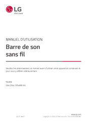 LG SPN4BB-W Manuel D'utilisation