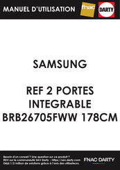 Samsung BRB26705FWW Manuel D'utilisation