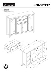 finori BGN52/137 Instructions De Montage