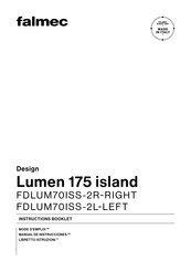 FALMEC Lumen 175 island FDLUM70ISS -2R-RIGHT Mode D'emploi