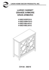 Linon Home Decor Products 650210GRY01U Mode D'emploi