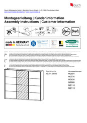 Rauch Toma 19791.9550 Instructions De Montage