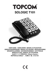 Topcom SOLOGIC T101 Manuel D'utilisateur