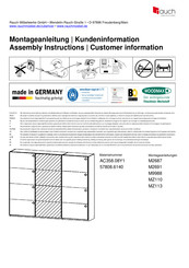 Rauch Oteli AC358.08Y1 Instructions De Montage