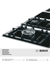 Bosch PKU375V14E Mode D'emploi