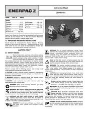 Enerpac ZU4204SB Manuel D'instructions