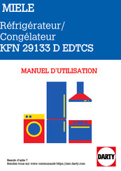 Miele KFN 29133 D EDTCS Mode D'emploi Et Instructions De Montage