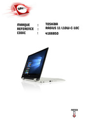 Toshiba L12W Manuel De L'utilisateur