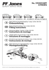 PF Jones 19030510PF Instructions De Montage