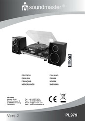 SOUNDMASTER PL979SW Mode D'emploi