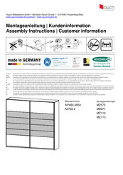 Rauch Barcelona AP464.4854 Instructions De Montage