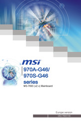 MSI 970A-G46 Serie Mode D'emploi