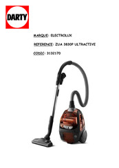 Electrolux ZUA 3830P ULTRAACTIVE Mode D'emploi