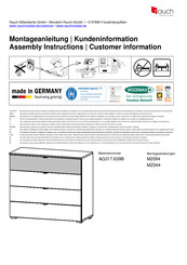 Rauch Apollon AG317.639B Instructions De Montage