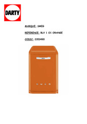 Smeg BLV1 Notice D'utilisation