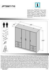 Forte JPTS86T-T10 Notice De Montage