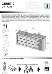 Forte GNTK231 Notice De Montage