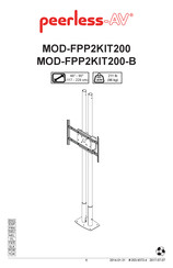 peerless-AV MOD-FPP2KIT200-B Instructions De Montage