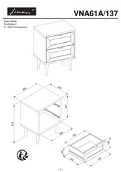 finori Daka VNA61A/137 Instructions De Montage