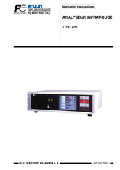 Fuji Electric ZRE Manuel D'instructions