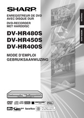 Sharp DV-HR400S Mode D'emploi