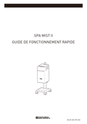 Takara Belmont SPA MIST II Guide De Fonctionnement Rapide