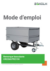 Egholm CR2260 Mode D'emploi