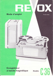 Revox C 36 Mode D'emploi