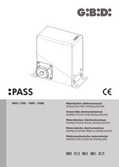 GiBiDi PASS 1840E Instructions Pour L'installation