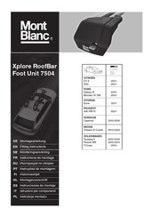 Mont Blanc Xplore Unit 7504 Instructions De Montage