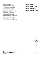 Indesit HGM 300 K.C Instructions Pour L'installation Et L'emploi