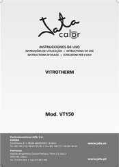 Jata calor VT150 Instructions D'usage