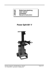 Texas A/S Power Split 801 V Manuel D'instruction