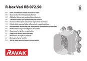 RAVAK R-box Vari RB 072.50 Manuel D'installation