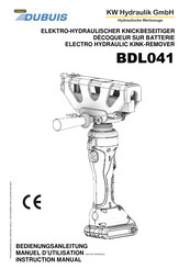 KW Hydraulik BDL041 Manuel D'utilisation