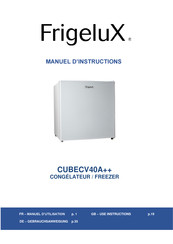 Frigelux CUBECV40A++ Manuel D'utilisation