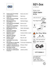 Cruz Oplus S-Fix Instructions De Montage