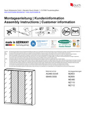 Rauch Koluna AG480.0GV6 Instructions De Montage