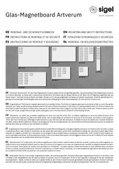 Sigel GL275 Instructions De Montage Et De Sécurité