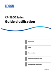 Epson Expression Home XP-5205 Guide D'utilisation