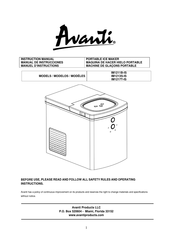 Avanti IM1211B-IS Manuel D'instructions