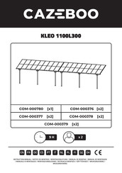 CAZEBOO KLEO 1100L300 Notice De Montage